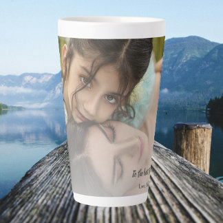 Best Mom Ever Photo Latte Mug