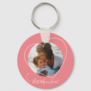 Best Mom Ever - Photo Mother's Day Keychain