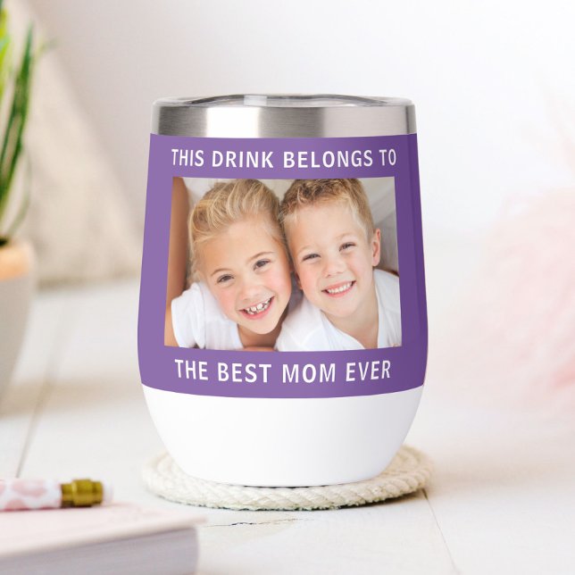 Best Mom Ever Photo Purple (Creator Uploaded)