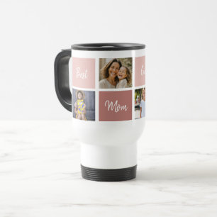Best Mom Ever Photo Script Travel Mug