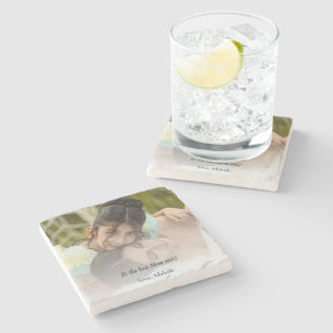 Best Mom Ever Photo Stone Coaster