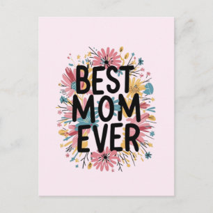 Best mom ever  postcard