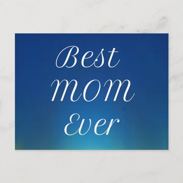 Best Mom Ever postcard (Front)