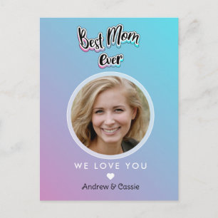 Best mom ever postcard