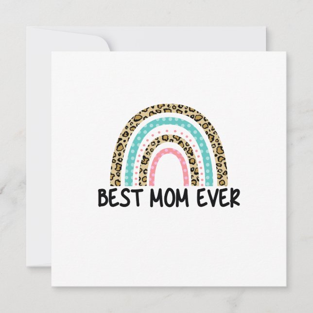 Best Mom Ever Rainbow (Front)