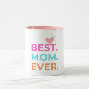 Best Mom Ever Scribbled Heart Mothers' Day Mug