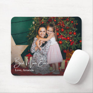 Best Mom Ever Simple Custom Photo Mouse Pad