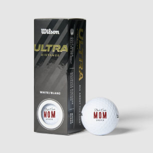 Best Mom Ever Since 20XX Modern Simple Preppy  Golf Balls