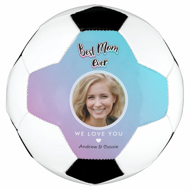Best mom ever soccer ball (Front)