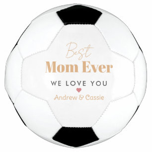 Best mom ever soccer ball