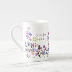 Best Mom Ever Spring Summer Garden Flowers Mug
