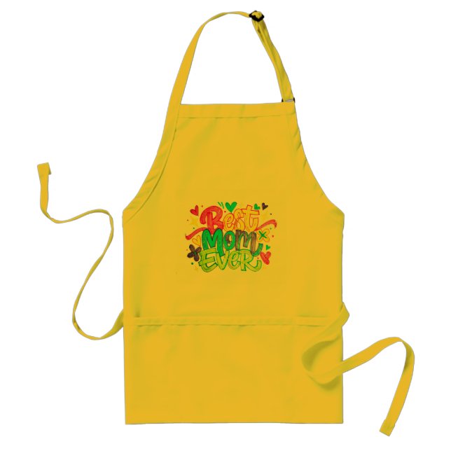 Best Mom Ever (Style 2) Standard Apron (Front)