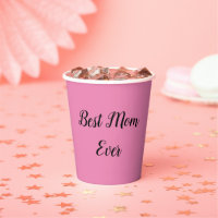 Best mom ever text pink