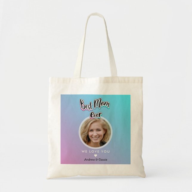 Best mom ever tote bag (Front)