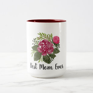 Best Mom Ever Two-Tone Coffee Mug