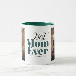 Best Mom Ever Typography Customized Mug