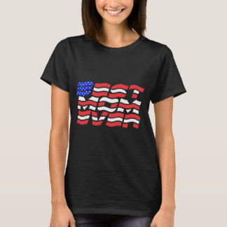 Best Mom Ever U.S. flag T-Shirt