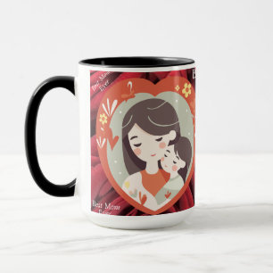 Best Mom Ever Wildflower Mother's Day  Mug