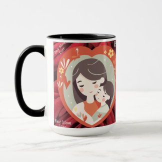 Best Mom Ever Wildflower Mother's Day  Mug