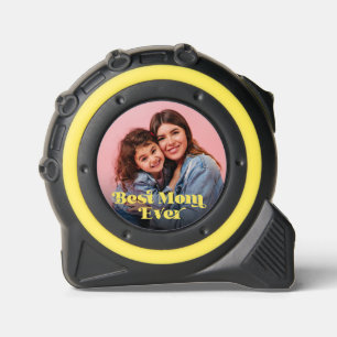 Best Mom Ever Yellow Retro Text Photo 1