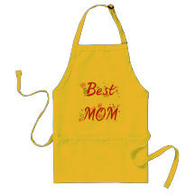 Best Mom Floral Apron