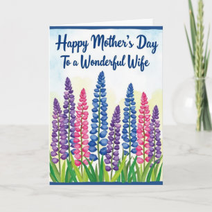 Best Mom Floral Garden Card