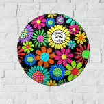 Best Mom Floral Pattern Dartboard<br><div class="desc">Best mom floral pattern dart board.</div>