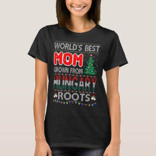 Best Mom Grown Hungary Roots Christmas Sweater