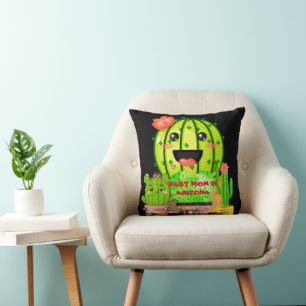 Best Mom In Arizona Customize Mother's Gift Black Throw Pillow