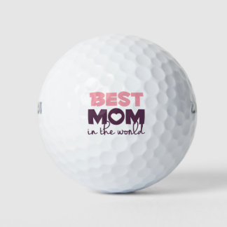 Best Mom In The World, Happy Mothers Day Gift Golf Balls