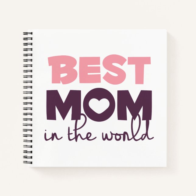 Best Mom in the World Mother's Day | Guestbook Notebook (Front)