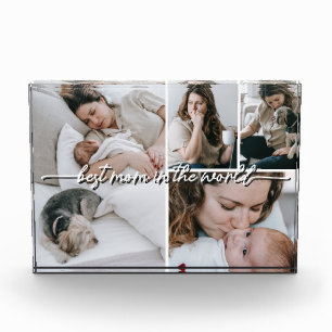 Best Mom in the world Multi Photo Block