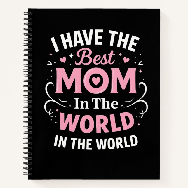 Best Mom in the world Notebook (Front)