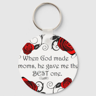Best Mom Keychain