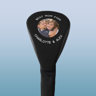Best Mom Kids Names Photo Keepsake Golf Head Cover