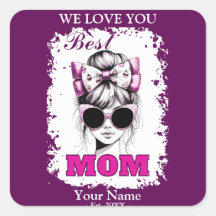 Best Mom Messy Bun Mom Mother's Day Gift
