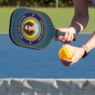 Best Mom Mother Ever Modern Elegant Personalize Pickleball Paddle