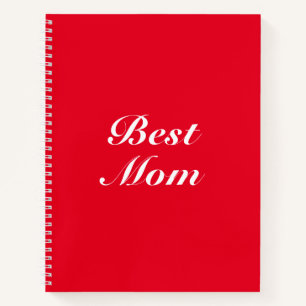 Best Mom, Mother, Mother's day, red recipe book