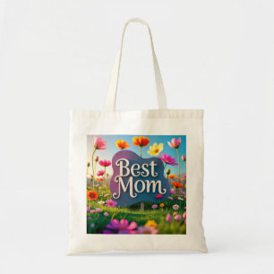 Best Mom Mother's Day Flower Garden Tote Bag