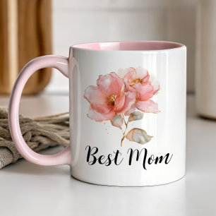 Best Mom Mothers Day Gift - Boho Rose Mug