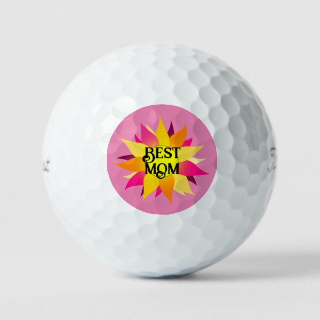 Best Mom - Mothers Day Golf Ball (Front)