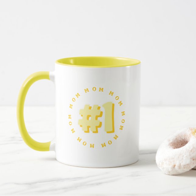 Best Mom Mug - Mother's Day Gift (With Donut)