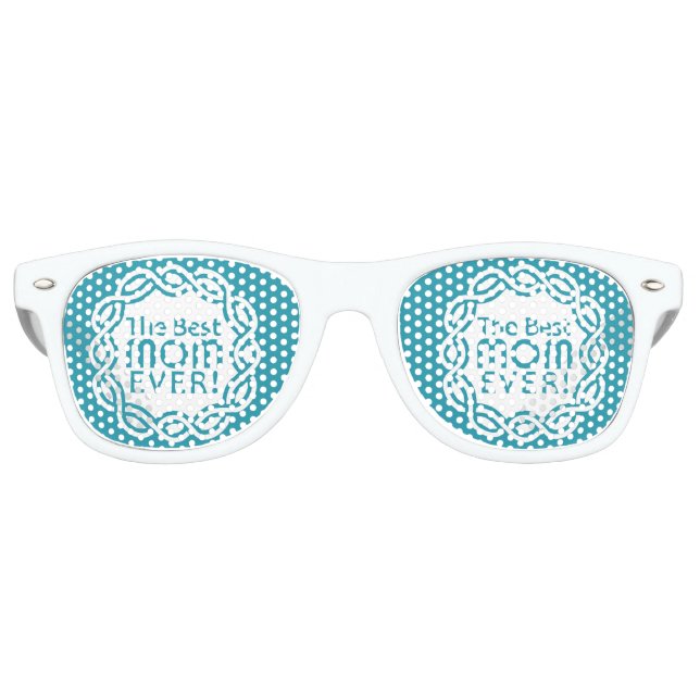 BEST MOM party glasses (Front)