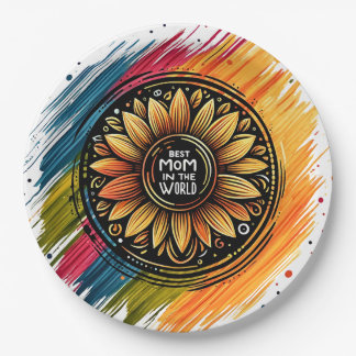 Best mom Party Plates