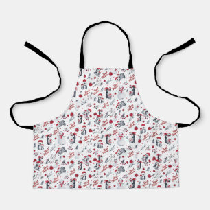 Best Mom Penguin Christmas Pattern Apron
