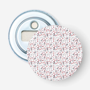 Best Mom Penguin Christmas pattern Bottle Opener
