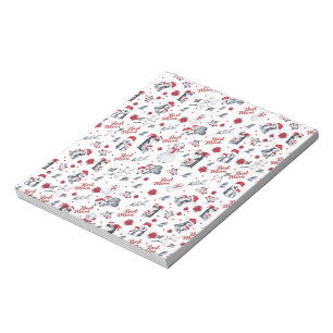 Best Mom Penguin Christmas pattern Notepad