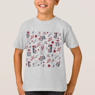 Best Mom Penguin Christmas pattern T-Shirt