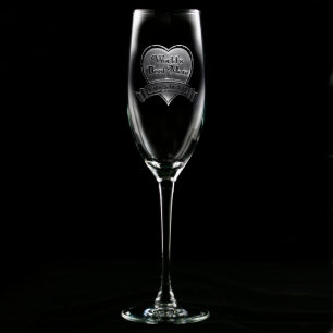 Best Mom Personalized Champagne Flute