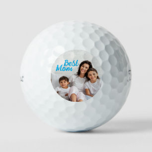 Best Mom Photo Golf Balls